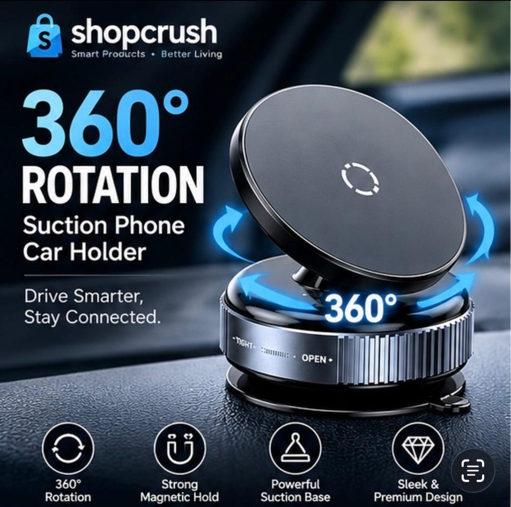 360° Rotating Car Dashboard Phone Holder
